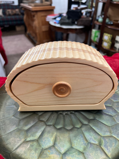 Hand Carved Wood Box by Ken Baltuska V