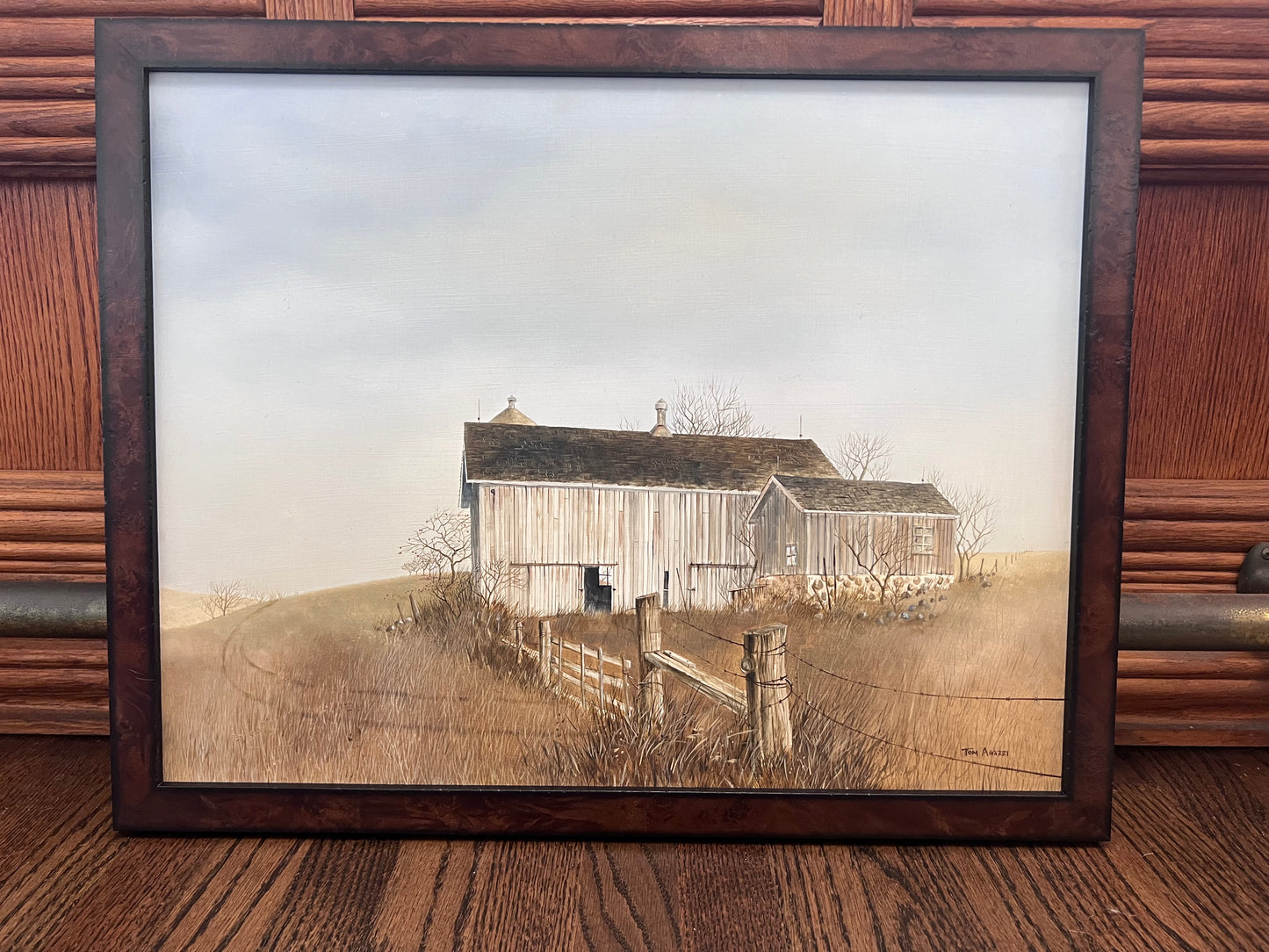 "From Our Window" Original Acrylic Painting by Artist Tom Agazzi