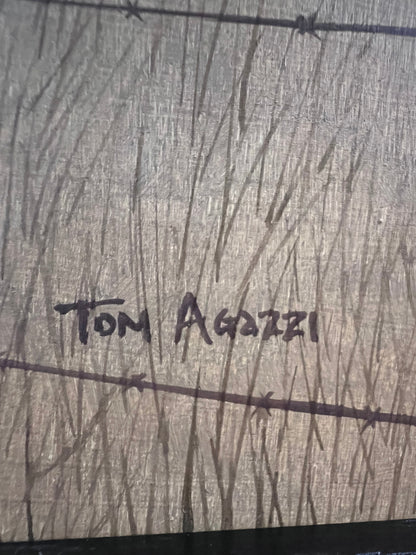 "From Our Window" Original Acrylic Painting by Artist Tom Agazzi