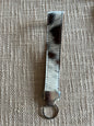 Cowhide Leather Wrist Keychain