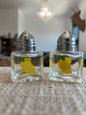 Hand-painted Salt & Pepper Shaker Set Small - Lemon