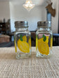 Hand-painted Salt & Pepper Shaker Set - Lemon