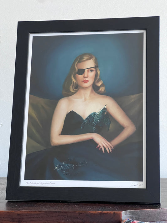 The Late Great Augustine Evans - Framed Fine Art Print