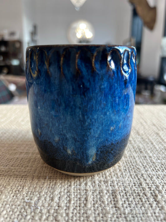 Blue Ombre Cup - Handmade by Potter Natalie Zelman