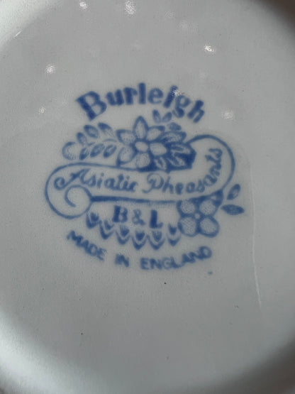 Blue Asiatic Pheasants Small Tankard Jug - Made in England