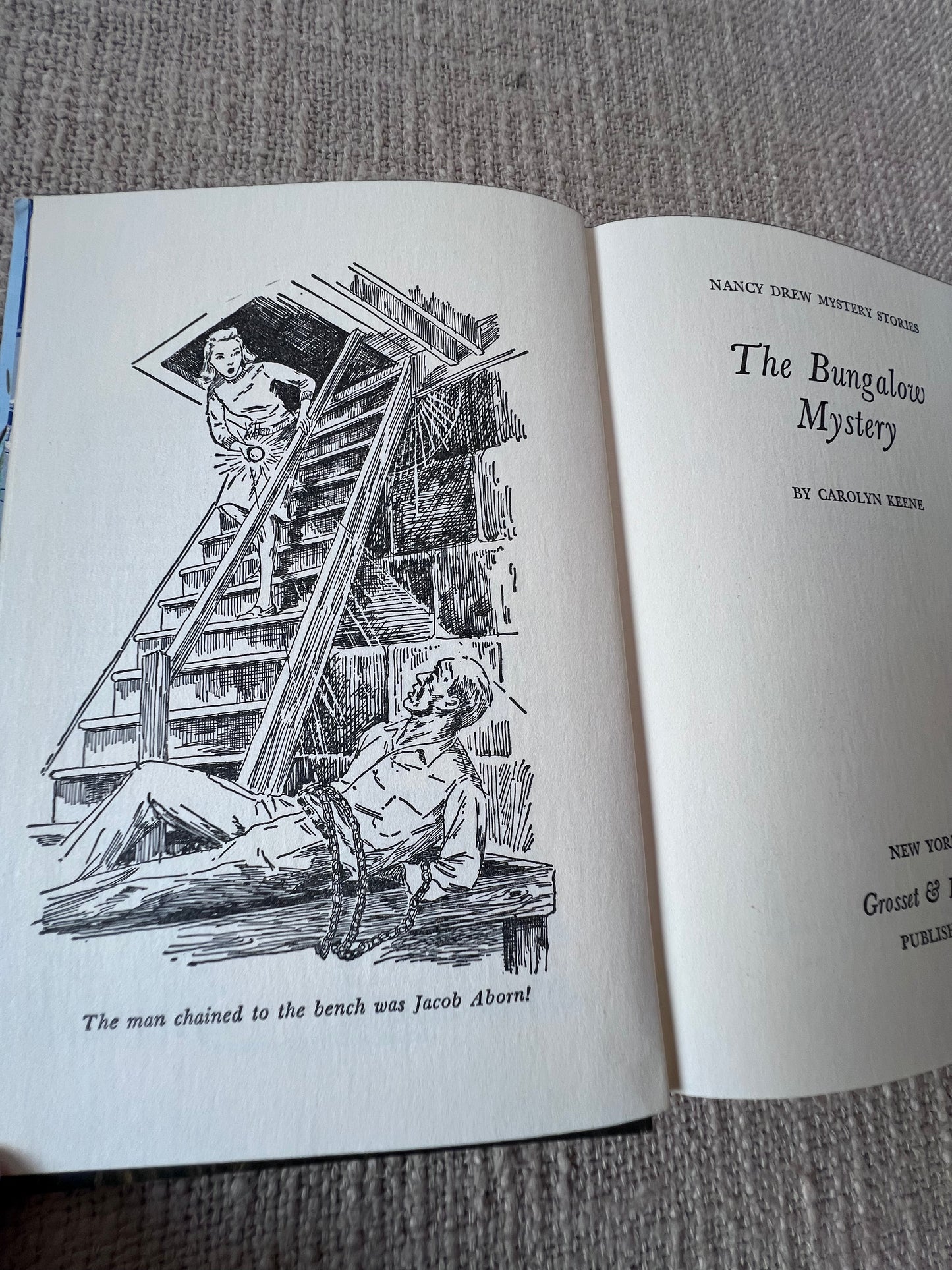 "The Bungalow Mystery" - Vintage 1960 Nancy Drew Mystery #3