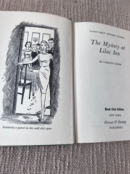 "The Mystery at Lilac Inn" - Vintage 1961 Nancy Drew Mystery #4