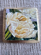 Yellow Peony - Woodblock Oil Painting