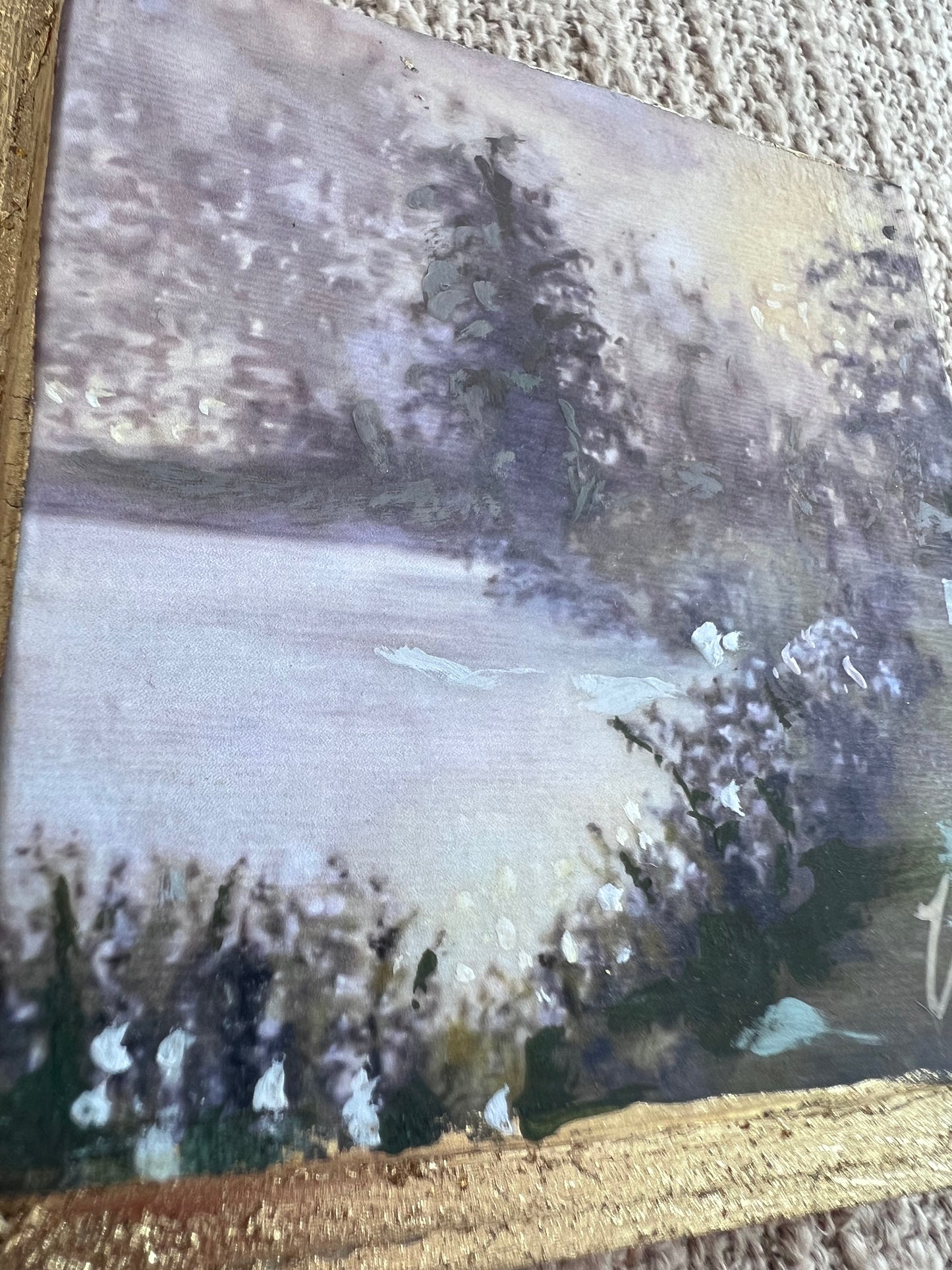 Tennessee Fog - Woodblock Oil Painting