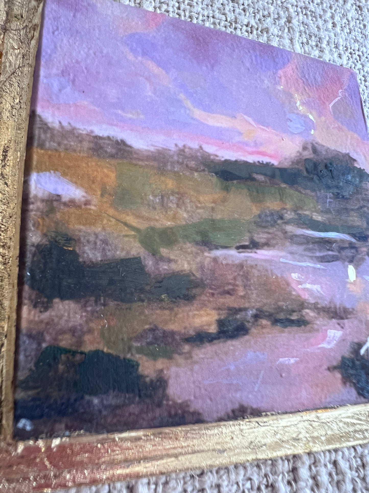 MarshCreek I - Woodblock Oil Painting by Taylor Wiedemann