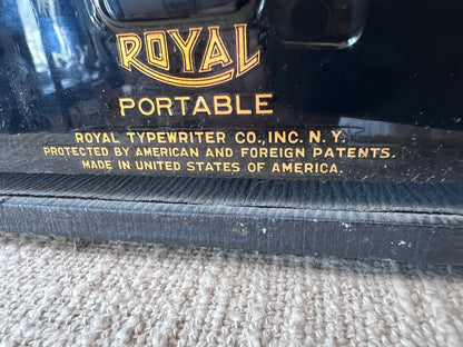 Royal Portable Typewriter circa 1920s–1930s