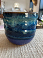 Deep Blue Planter - Handmade by Ceramic Artist Natalie Zelman
