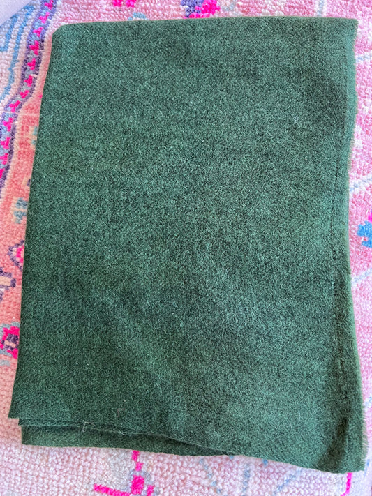 Forest Green Cashmere Scarf - Handloom Faire Trade in Nepal