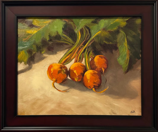 Orange Beets - Original Painting by Susan Anderson