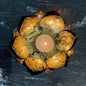 Gold Leafed Metal Lotus Flower