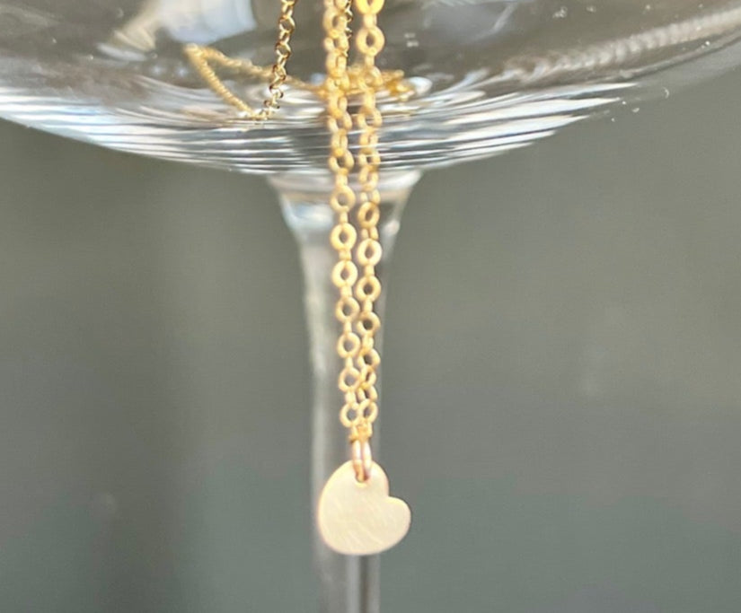Tiny Heart Necklace - Gold Filled
