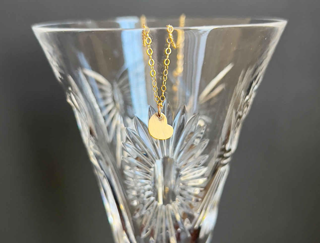 Tiny Heart Necklace - Gold Filled