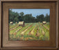 Summer Hay Bales - Original Painting by Susan Anderson