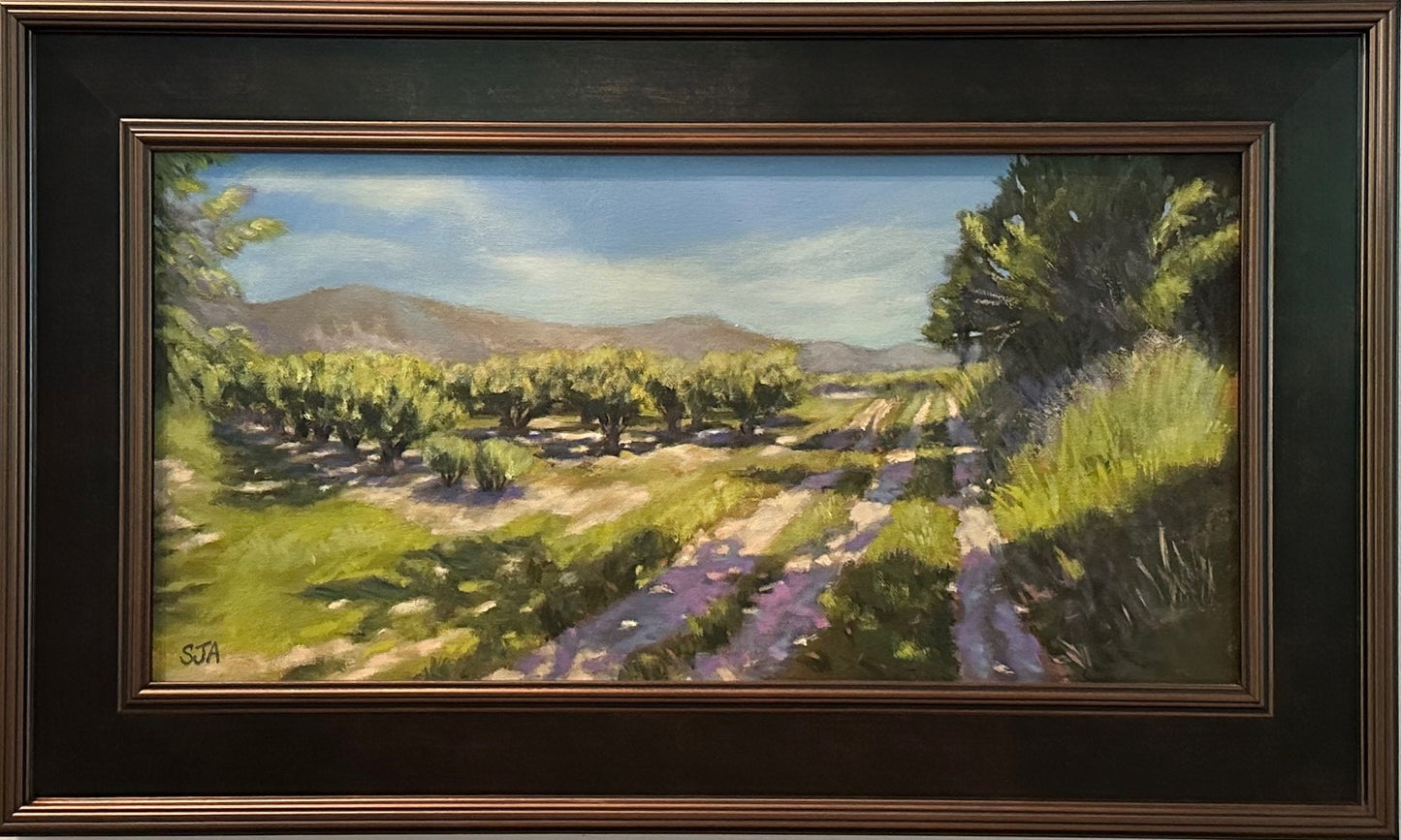 Path in Provence - Original Painting by Susan Anderson