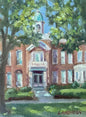 Naper Elementary School - Original Painting by Susan Anderson