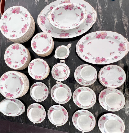 Aladdin Fine China “Fiesta” – Occupied Japan Dinnerware Set – 86-Piece Set