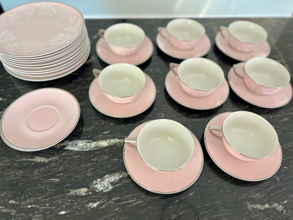 Baby Pink “Parisienne” China by Royal Jackson - 28 Piece Set