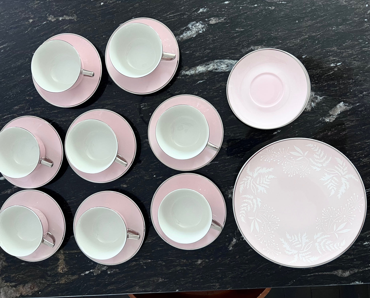 Baby Pink “Parisienne” China by Royal Jackson - 28 Piece Set