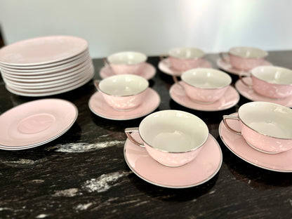 Baby Pink “Parisienne” China by Royal Jackson - 28 Piece Set