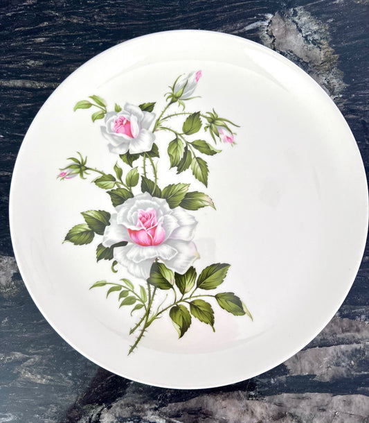 Dinner Plates - Vintage "Dinner Rose" Crooksville Dinnerware
