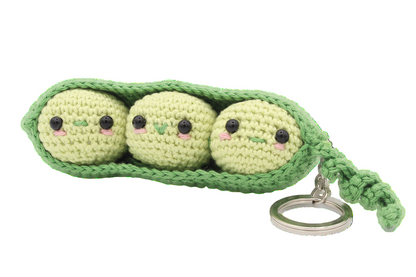 Peas in Pod Stuffed Animal Crochet Kit
