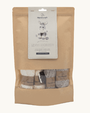 Donkey Stuffed Animal Knitting Kit