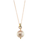 Freshwater Pearl & Crystal Roundel 14K Gold-Filled Necklace