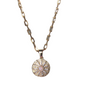 Lab Opal Sunburst 18kt Gold Filled Paperclip Necklace
