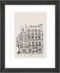 Parisian Building Giclée Framed Fine Art Print by Pascale Berkowitz