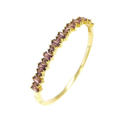 Rhodolite 18kt Gold Vermeil Bangle Bracelet