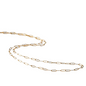 Gold Fill Paperclip Necklace