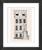 Brownstone Giclée Framed Fine Art Print by Pascale Berkowitz