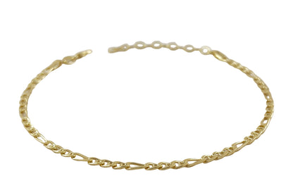 18k Gold Filled Figaro Mariner Figarucci Anklet