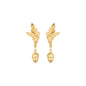 Acorn Brass Earrings