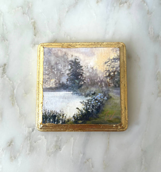 Tennessee Fog - Woodblock Oil Painting