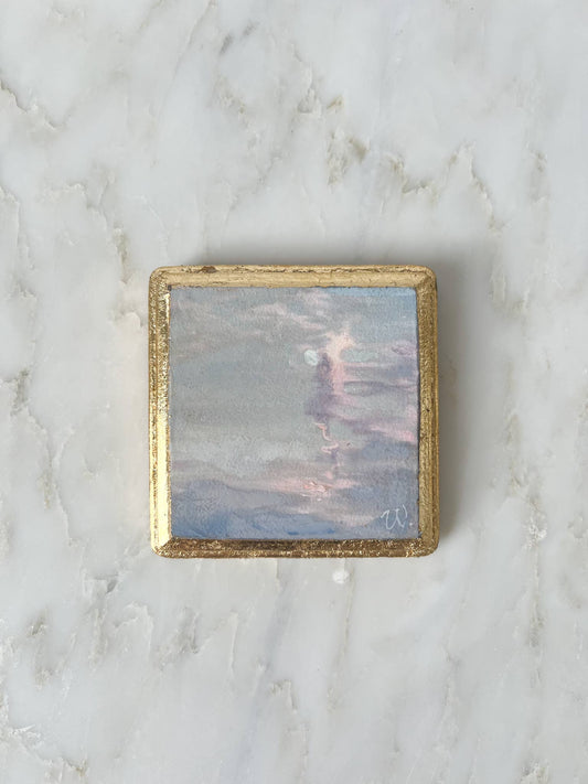 Moonrise - Woodblock Oil Painting