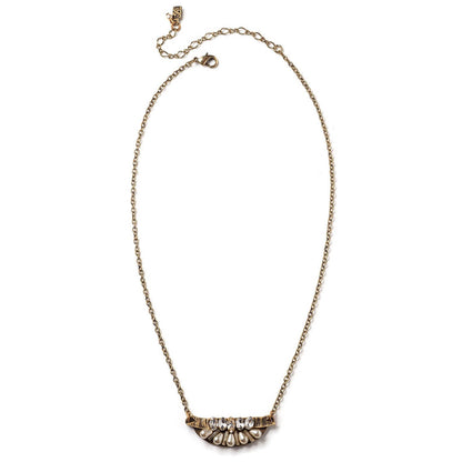Crystal & Faux Pearl Necklace
