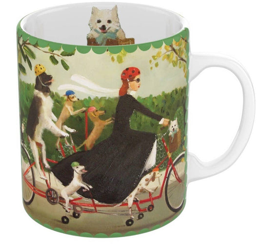 Dog Governess Mug by Artist Janet Hill