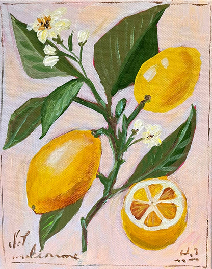 Lemon Branches Greeting Card