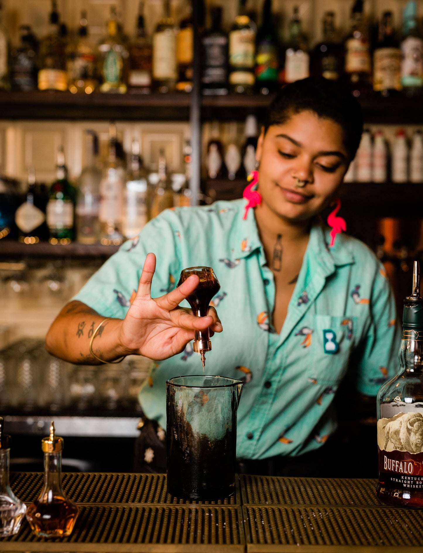 Copper Top Bitters Bottle