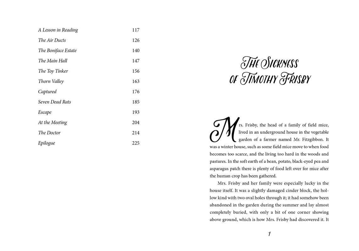 Mrs. Frisby and the Rats of Nimh 50th Anniversary Edition by Robert C. O'Brien - Hard Paperback