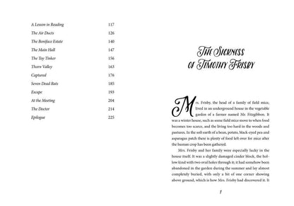 Mrs. Frisby and the Rats of Nimh 50th Anniversary Edition by Robert C. O'Brien - Hard Paperback