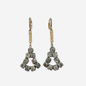 The Veronica - Vintage Refashioned Clear Rhinestone Earrings