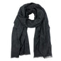 Black Handloomed Cashmere Scarf/Pashmina
