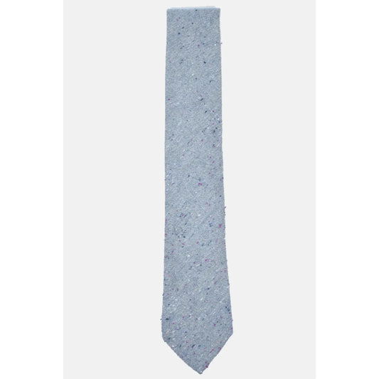 Speckled Light Blue 50% Wool/ 50% Viscose Handmade Necktie